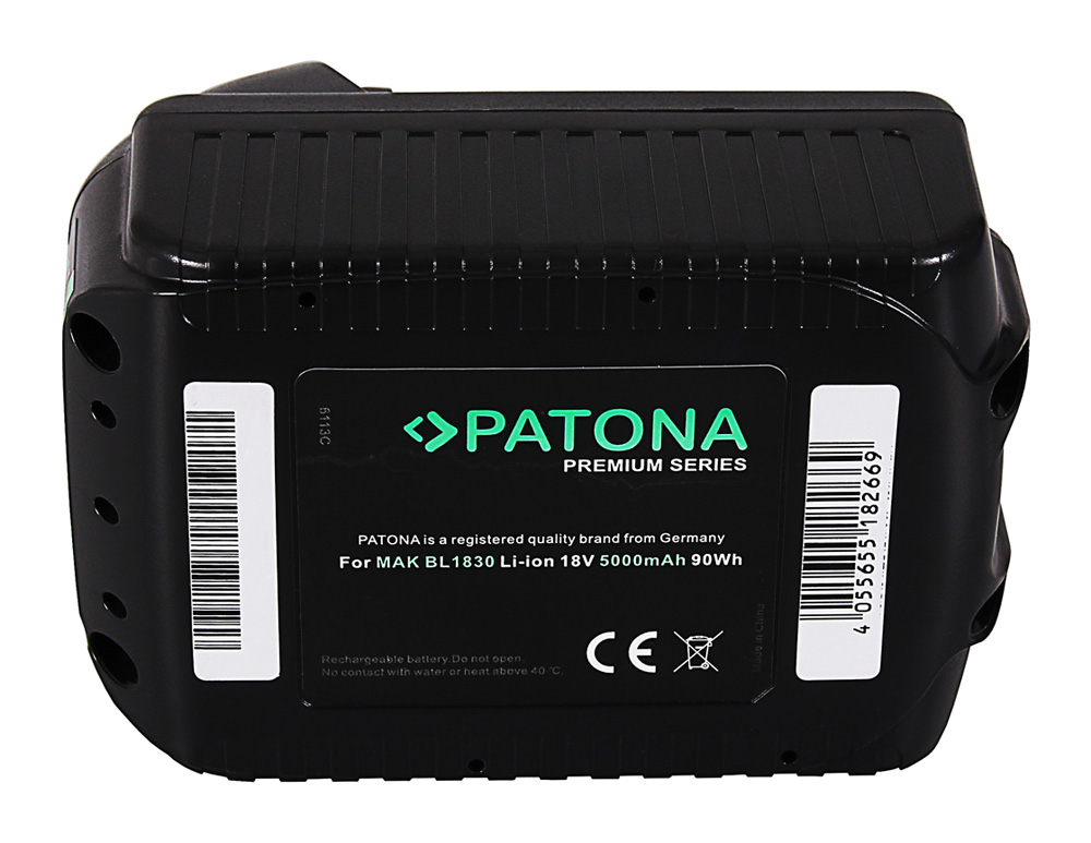 Makita Entfernungsmesser Set : Patona premium akku für makita 18 v 5 0 ah 6113 dachdeckermarkt24