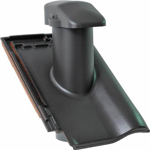 schieferschwarz /– engobiert Fleck Sanit/ärl/üfter PVC DN 100 f/ür Nelskamp F15