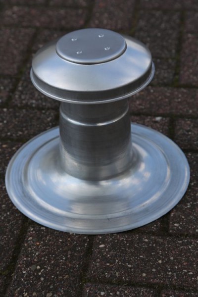 Ventalu-Alu-Flächenentlüfter K1 (DN 100) komplett mit Flansch 310 mm