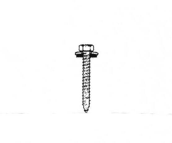 Edelstahlschraube Typ A 6,5 x 64 mm (100 Stück)