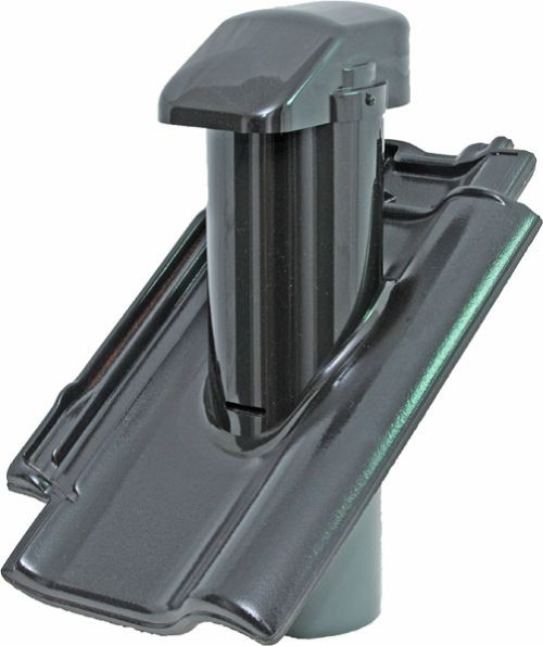 Rhedach Sanitärlüfter DN 125 + KWA für Braas ACHAT 14