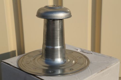 Ventalu-Alu-Flächenentlüfter Typ A (DN 55) 1-teilig mit Flansch 220 mm