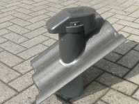 Rhedach Beton/PVC Sanitärlüfter DN 100 für Braas Betondachstein DOPPEL-S Pfanne Rhedach Beton/PVC Sanitärlüfter DN 100 für Braas Betondachstein DOPPEL-S Pfanne