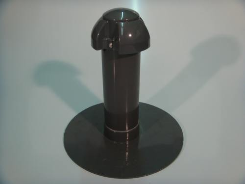 Flachdachlüfter mit Hart-PVC-Flansch