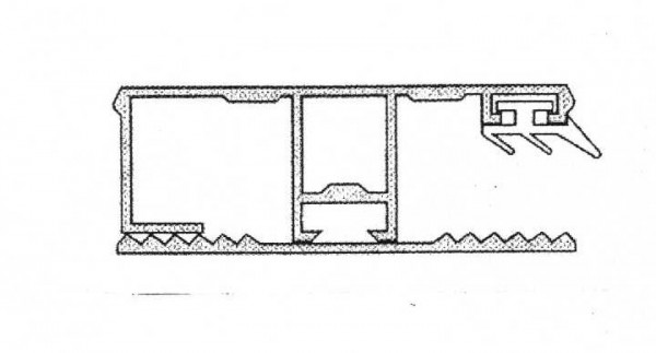 Alu-Stegrandsystem 16 (Komplett Alu+Profilband)