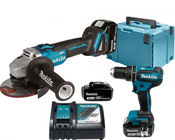Akku-Kombo-Kit 18V DLX2334J • 2 Maschinen • 3 Akkus • 1 Ladegerät